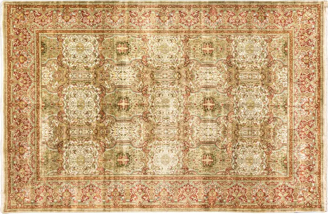 Handwoven rug No. 009, 10′ × 14′
