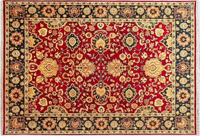 Handwoven rug No. 021, 9′ × 12′