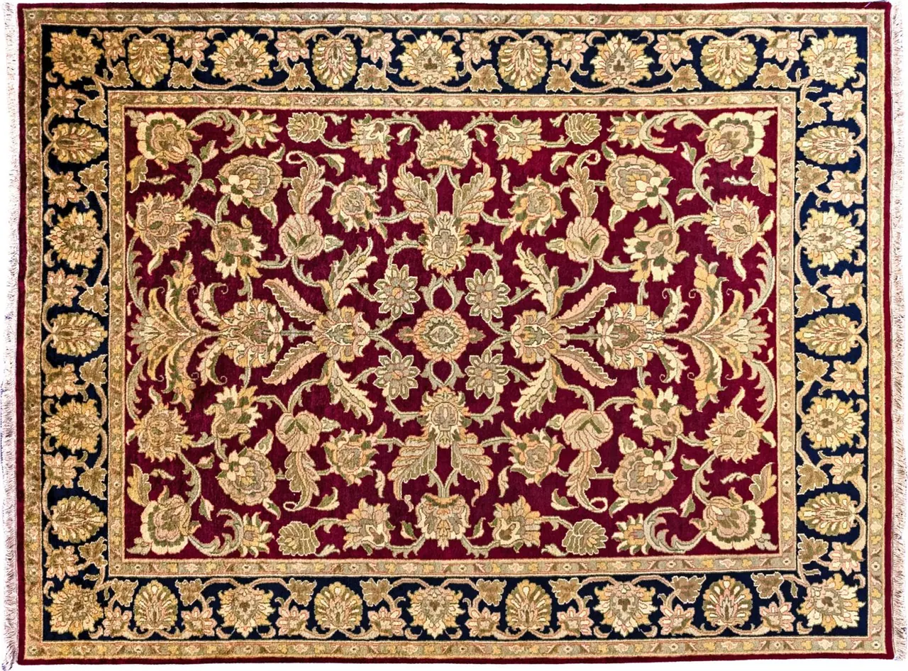 Handwoven rug No. 029, 9′ × 12′, viewed from above