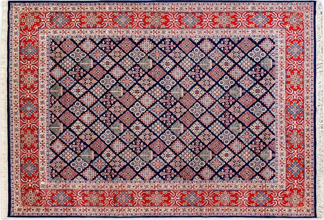 Handwoven rug No. 031, 9′ × 12′
