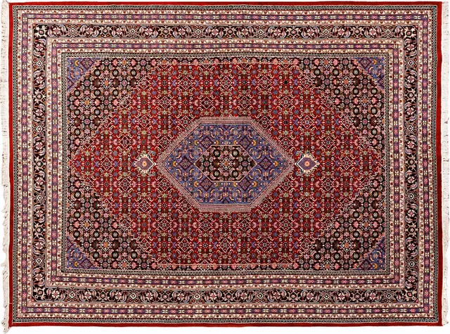 Handwoven rug No. 037, 9′ × 12′
