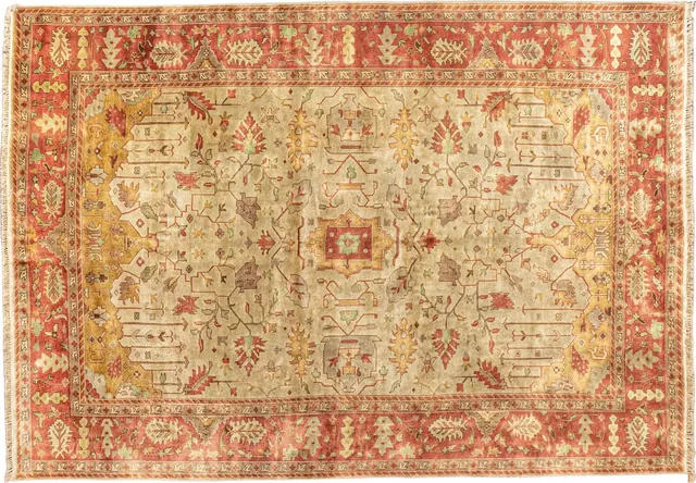Handwoven rug No. 079, 10′ × 14′