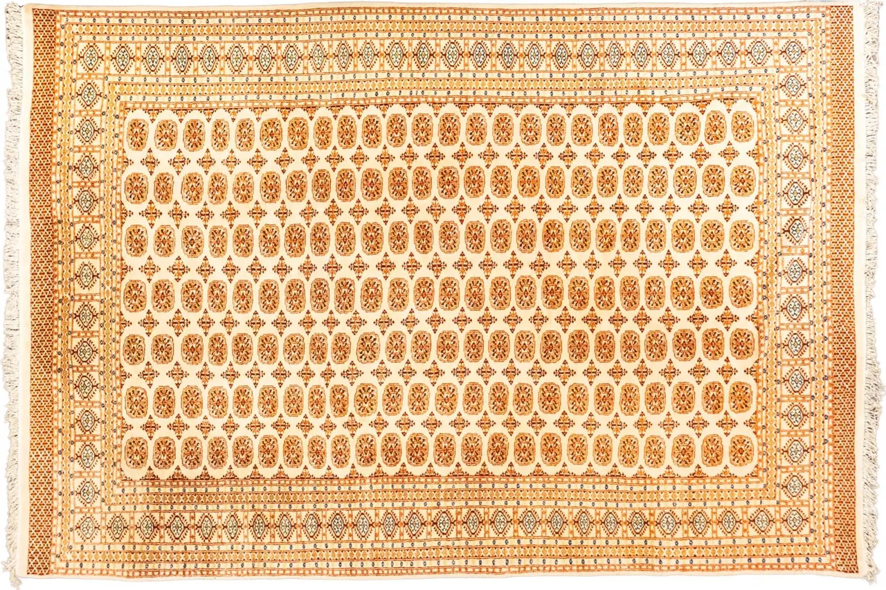 Handwoven rug No. 104, 10′ × 14′, viewed from above