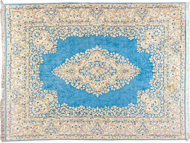 Handwoven rug No. 118, 10′ × 14′