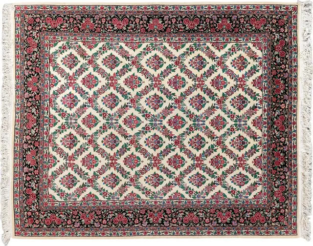 Handwoven rug No. 124, 8′ × 10′