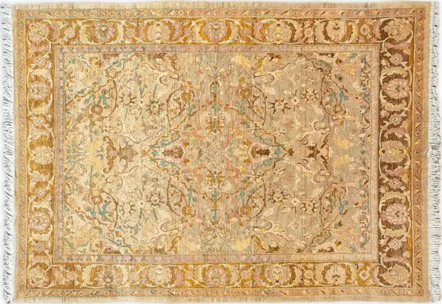 Handwoven rug No. 131, 8′ × 10′