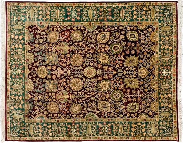 Handwoven rug No. 137, 8′ × 10′