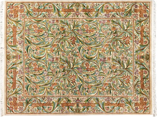 Handwoven rug No. 147, 8′ × 10′