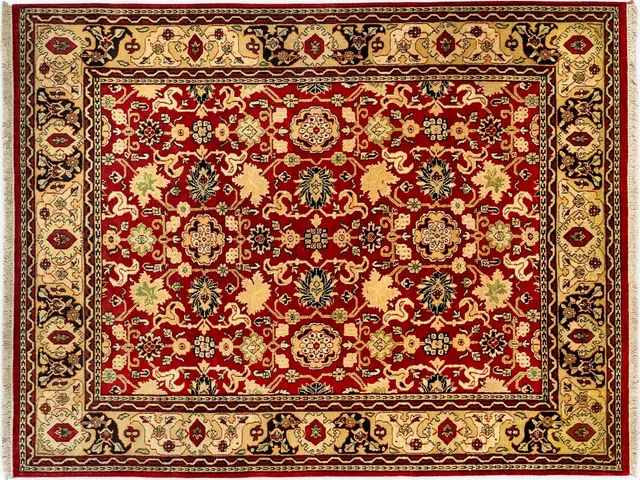 Handwoven rug No. 148, 8′ × 10′