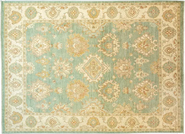 Handwoven rug No. 156, 8′ × 10′