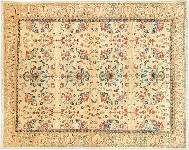 Handwoven rug No. 210, 6′ × 9′