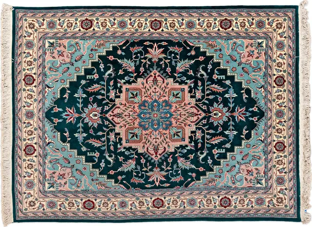 Handwoven rug No. 242, 8′ × 10′