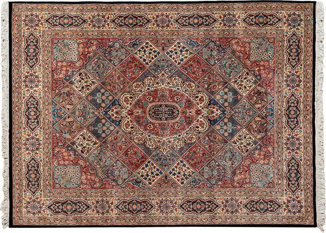 Handwoven rug No. 248, 8′ × 10′
