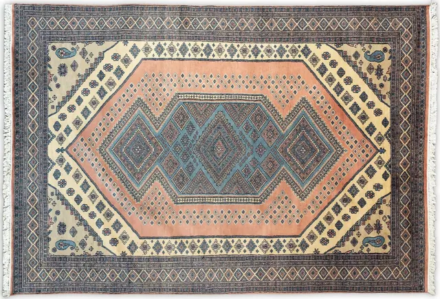 Handwoven rug No. 262, 8′ × 10′