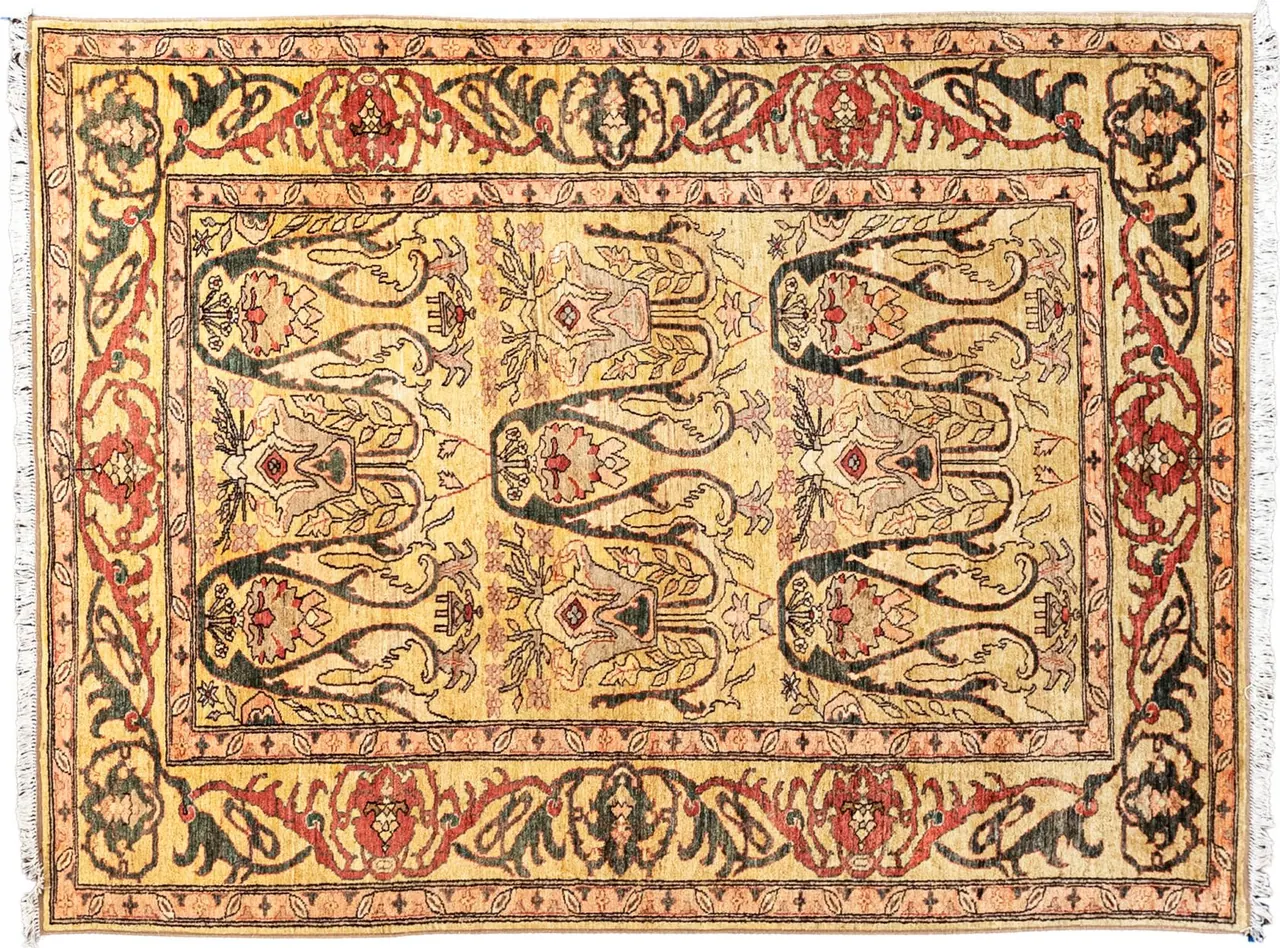 Handwoven rug No. 264, 8′ × 10′, viewed from above
