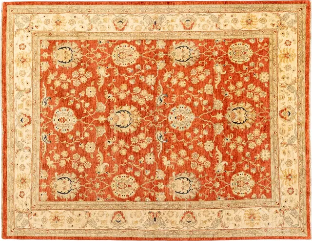 Handwoven rug No. 269, 8′ × 10′