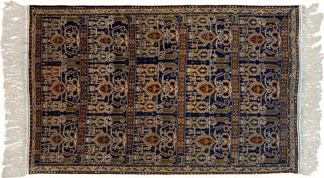 Handwoven rug No. 278, 6′ × 9′