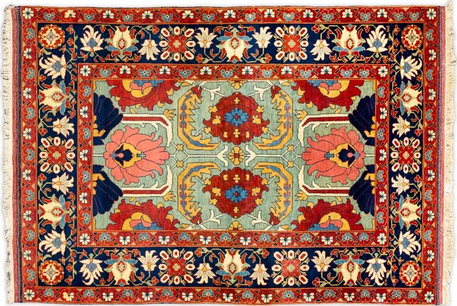 Handwoven rug No. 313, 5′ × 7′
