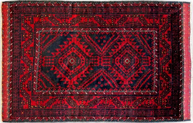 Handwoven rug No. 516, 5′ × 7′