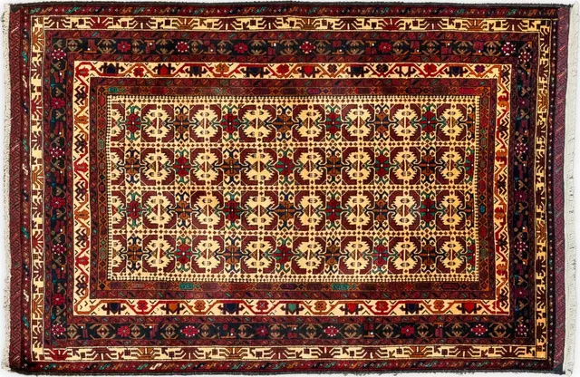 Handwoven rug No. 517, 5′ × 7′
