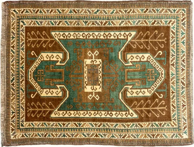 Handwoven rug No. 533, 6′ × 9′