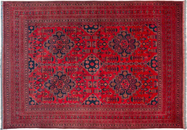Handwoven rug No. 600, 8′ × 10′