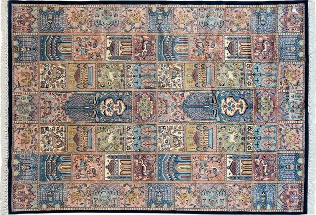 Handwoven rug No. 602, 6′ × 9′