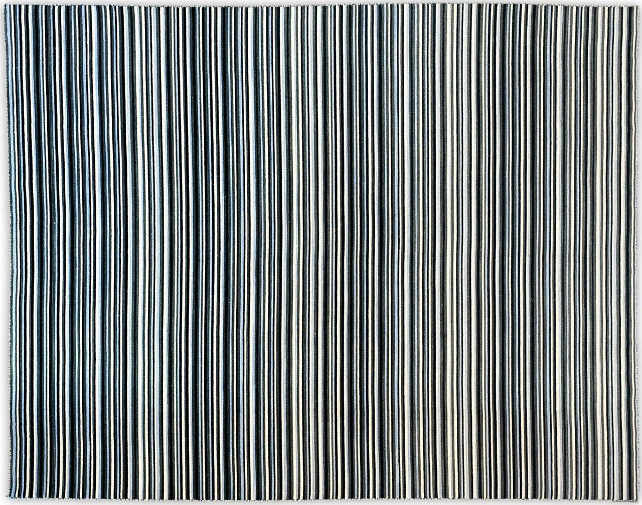 Handwoven rug No. 603, 8′ × 10′, viewed from above