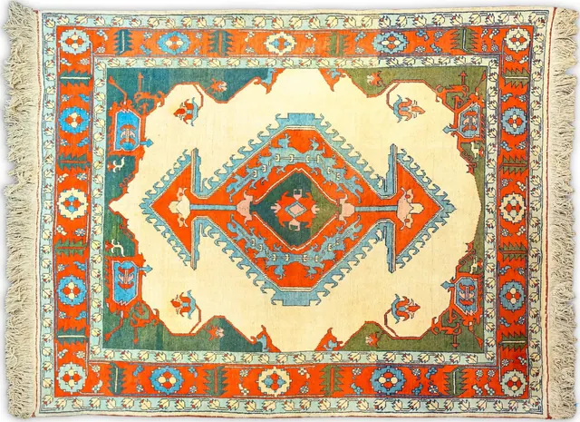 Handwoven rug No. 607, 8′ × 10′