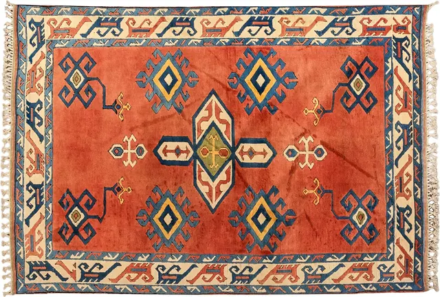 Handwoven rug No. 679, 8′ × 10′