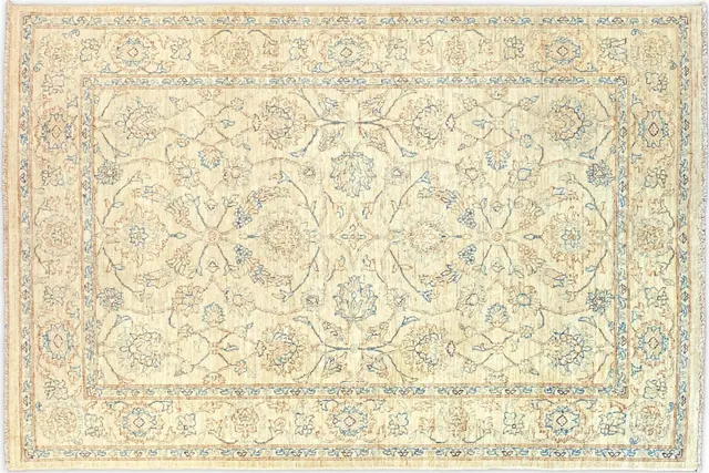 Handwoven rug No. RA13-36, 5′ × 7′