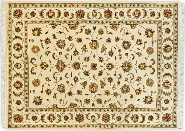 Handwoven rug No. U300, 5′ × 7′