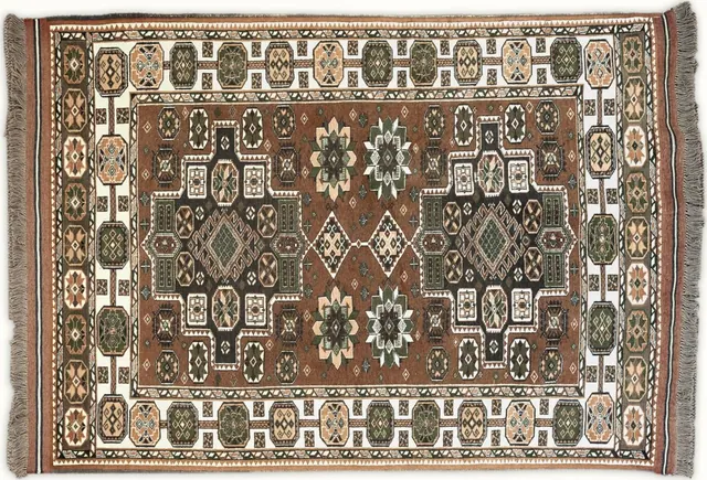 Handwoven rug No. W043, 5′ × 7′